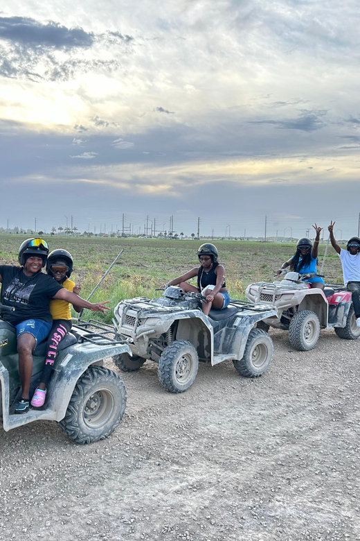 MIAMI: ATV OFF-ROAD TOUR WITH PICTURES & VIDEOS - Riding the 500cc Honda through mud and hills