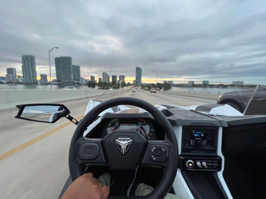 Miami: Polaris Slingshot Rental - What Your One Hour Actually Includes