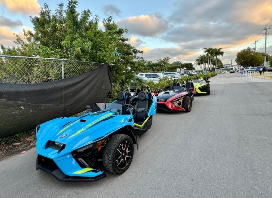 Miami: Polaris Slingshot Rental - The Difference Between a Motorcycle and a Sports Car
