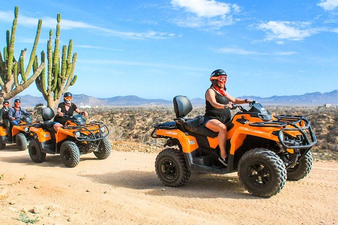 Migriño Beach & Dunes off-road Tour ATV - Learning the ATV before the rougher ground