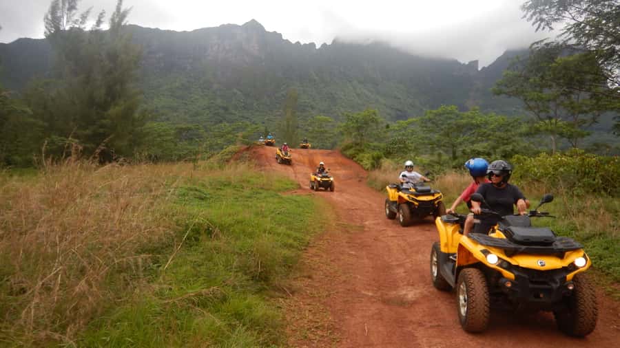 Mo'orea: Guided ATV Nature Tour - The Belvedere view over two bays