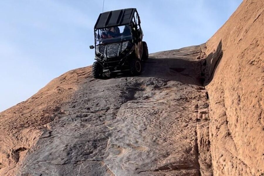 Moab: You Drive Guided Hell's Revenge UTV Tour - Guides, Headsets, and Safety on the Trail