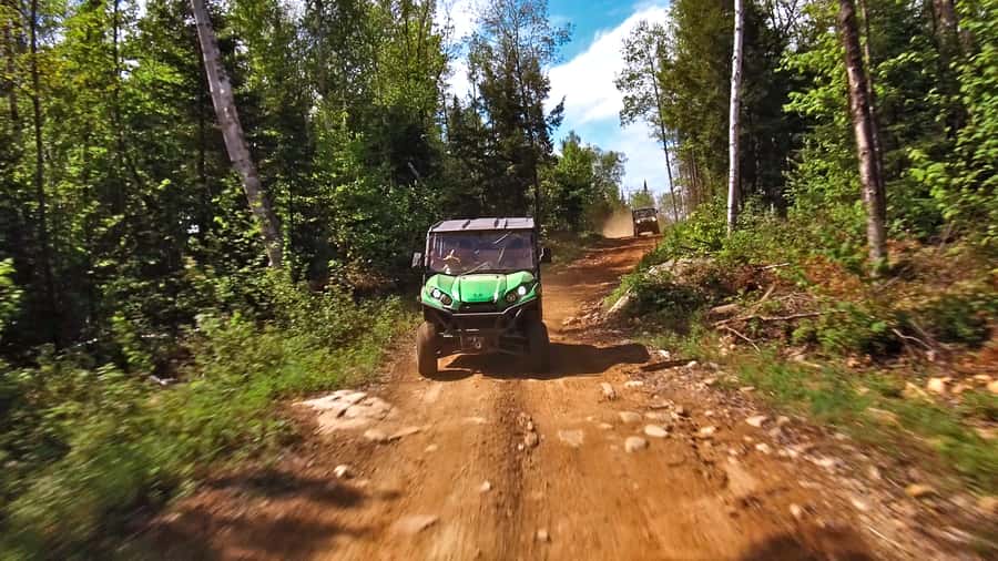 Mont Tremblant: Side-by-Side ATV Guided Off-Road Tour - Riding the Club Iroquois trails near the park