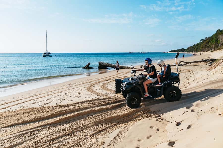 Moreton Island: Tangalooma Day Trip with ATV Quad Bike Tour - Eco Rangers and the 3:15pm dolphin presentation