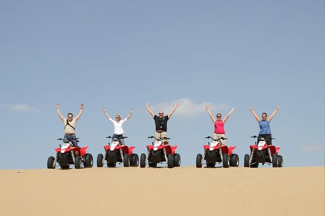 Morning Desert Safari with Quad Bike Tour Abu Dhabi - The camel farm gives the morning a quieter start