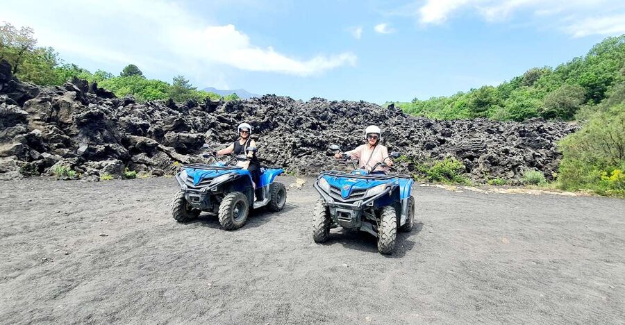Motta Camastra: Quad Bike Tour to the Alcantara Gorges - Francavilla di Sicilia brings a village stop