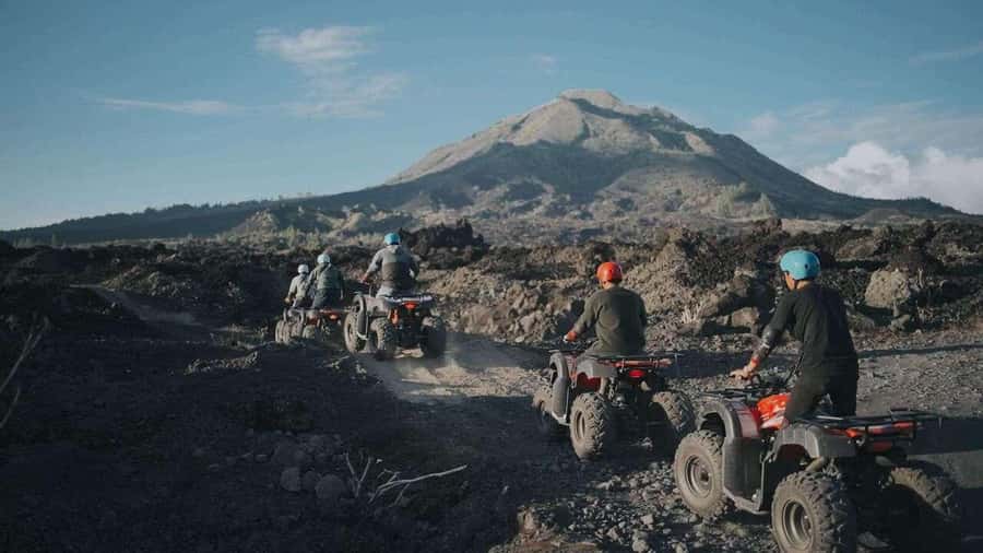 Mount Batur: ATV Quad Bike Black Lava & Sand Adventure - Riding across Mount Batur’s black volcanic ground