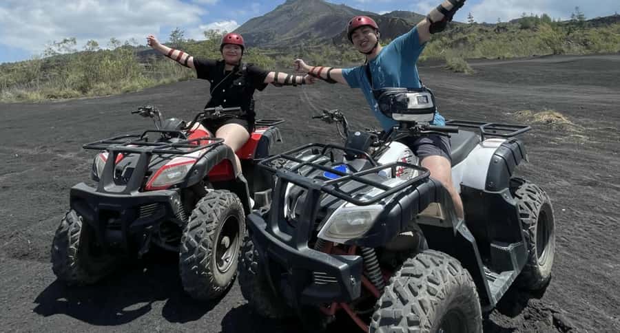 Mount Batur: ATV Quad Bike Black Lava & Sand Adventure - What the two-hour ride feels like