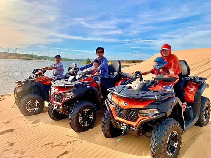 Mui Ne: Sunrise /Sunset Jeep Tour with Quad Bike ATV & Guide - White Sand Dunes and the quad bike ride