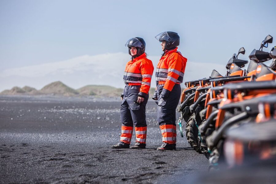 Mýrdalsjökull: South Coast ATV Quad Bike Safari - Black beach, Atlantic wind, and Dyrhólaey