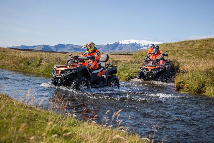 Mýrdalsjökull: South Coast ATV Quad Bike Safari - Rivers, fields, and the mountain valley