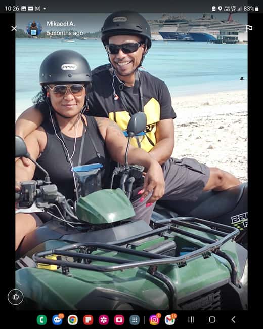 Nassau, Bahamas: ATV Quad Bike Rental - Music, passenger comfort, and the feel of the ride