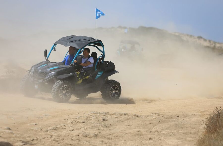 Nazaré: 4x4 Buggy Tour with Guide - The Pinhal route, dust, trees, and rough tracks
