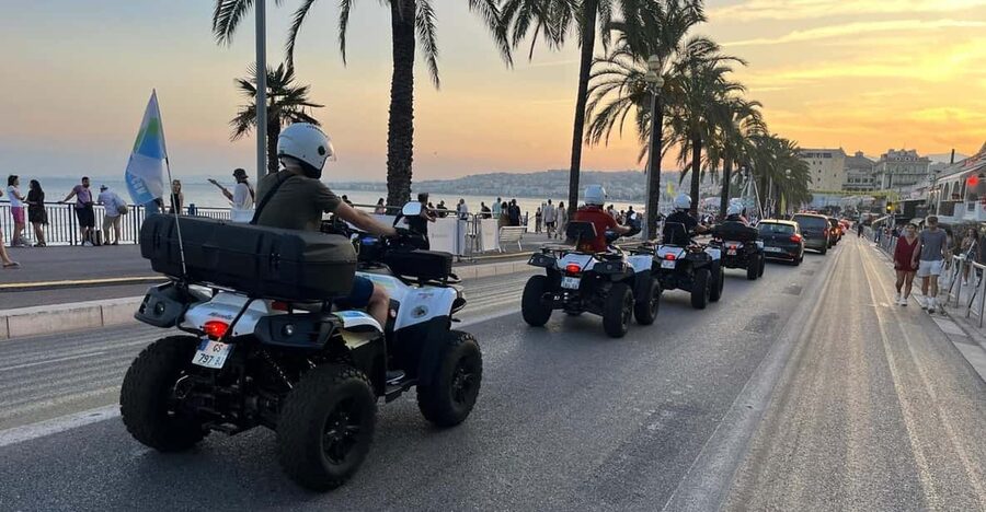 NICE BY ELECTRIC QUAD:panoramic tour from Nice - From 7 Rue Longchamp into the streets of Nice