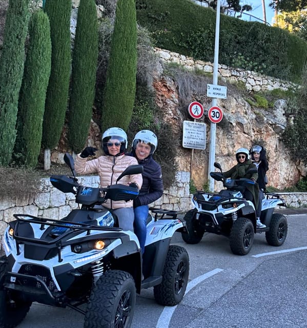 NICE BY ELECTRIC QUAD:panoramic tour from Nice - Nice Harbour brings the first photo break