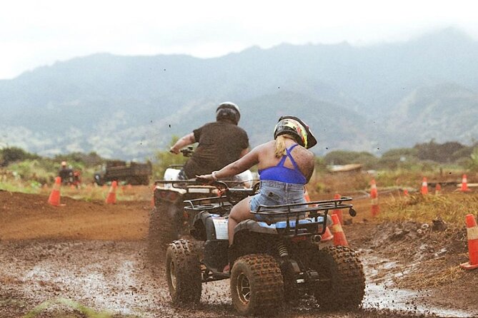 Oahu Beachfront ATV Adventure and Farm Tour - Riding your own ATV through Waialua farmland