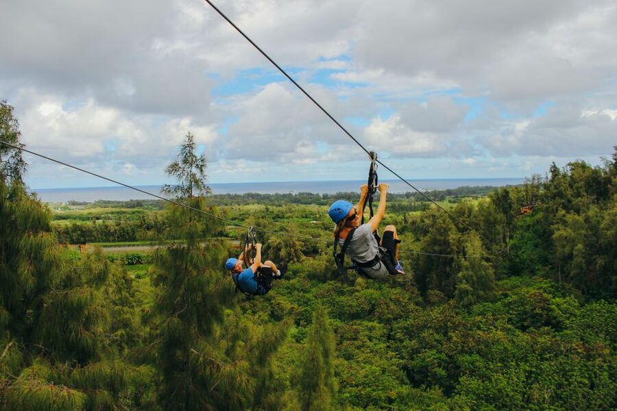 Oahu: North Shore Zip Line Adventure with ATV and Farm Tour - Pickup points and what to wear
