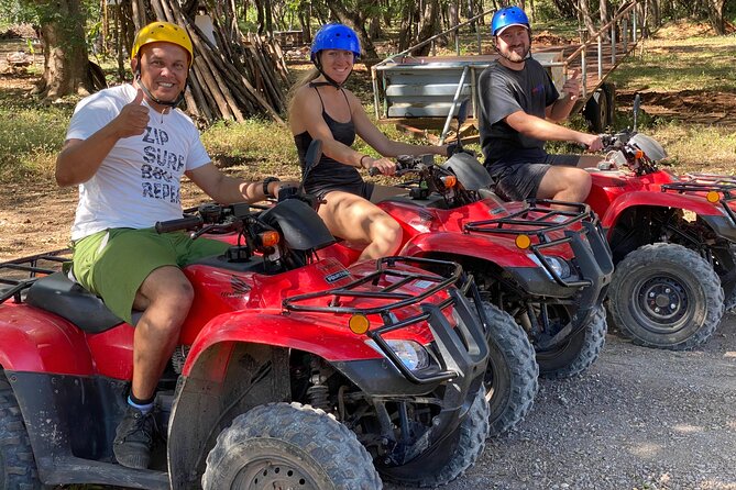 Off Road in Cozumel with ATVs, El Cedral Ruins and Cenote - Jungle tracks make the ATV ride the centerpiece