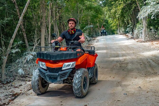 Off Road Ride to El Cedral town and Cenote Jade on ATVs - What the Cozumel ATV tour is really like