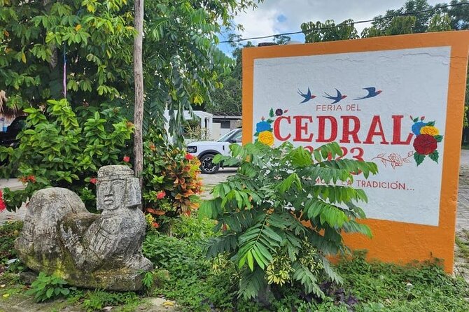 Off Road Ride to El Cedral town and Cenote Jade on ATVs - El Cedral town and its modest ruins