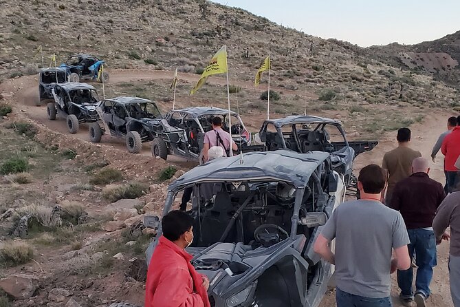 Off Road UTV and 3-Gun Shooting Package in Las Vegas - Dust, hills, and practical clothing advice