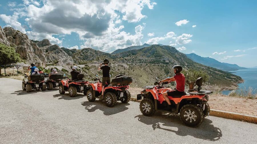 Omiš/Split Expedition: 65 km Quad Tour to Hidden Waterfalls - Male Gubavica Waterfall and the swimming break