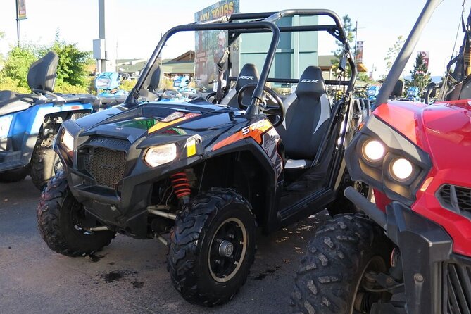 One Hour Guided ATV Ride in Utah - The ATV setup and passenger option
