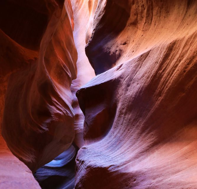 Orderville: East Zion UTV Ride and Red Rock Slot Canyon Hike - Entering a narrow red rock canyon