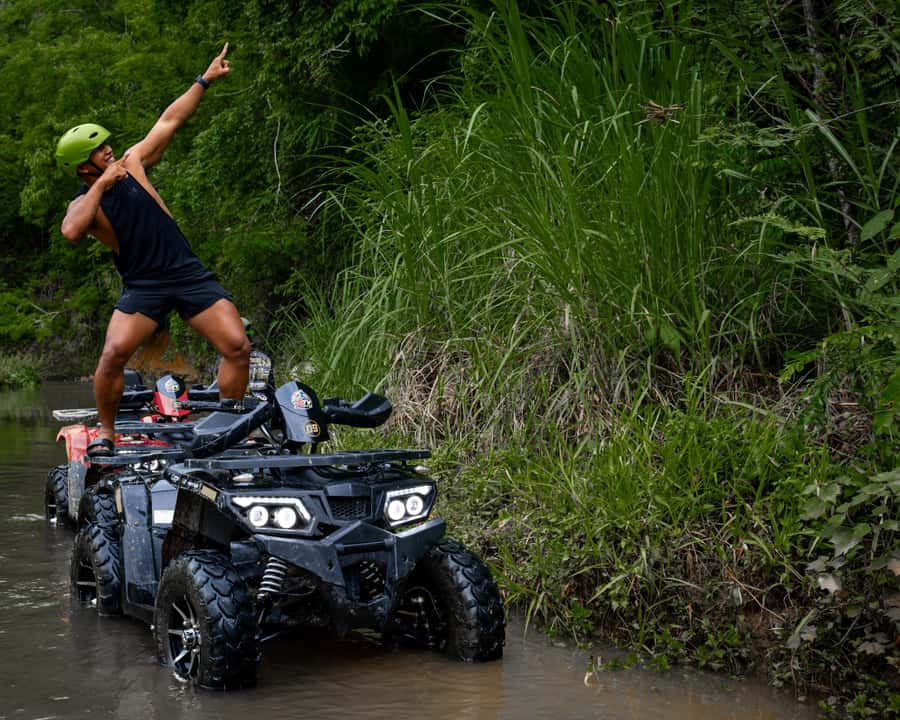 Pa Tong: Rainforest Day Trip with Cave, Rafting, ATV & Lunch - The zipline is a quick extra