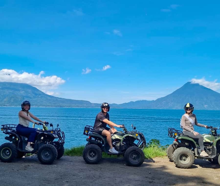 Panajachel: Lake Atitlan Villages ATV Tour - Leaving Panajachel for Santa Catarina Palopo