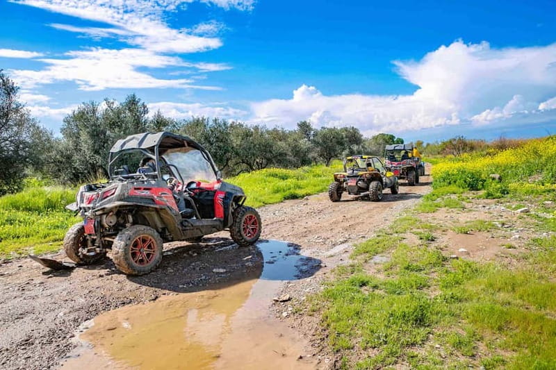 Paphos: 4x4 ATV & Buggy Safari Tour to Aphrodite's Rock - A short break at Mandria’s beach bar