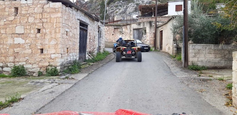 Paphos: Beach and Mountain Buggy Safari - Turning inland through farm country