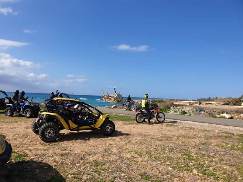 Paphos: Buggy Safari to Akamas Peninsula with Lunch - Sea caves and the Edro III shipwreck