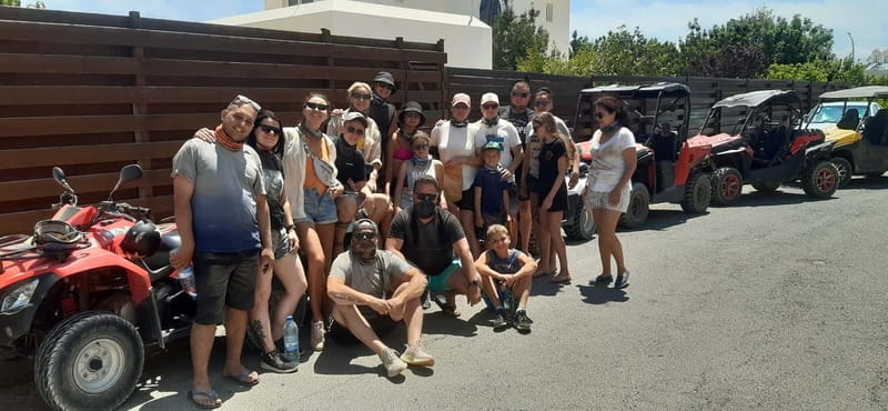 Paphos: Buggy Tour Akamas incl and Adonis Falls - A four-hour route from Peyia into Akamas
