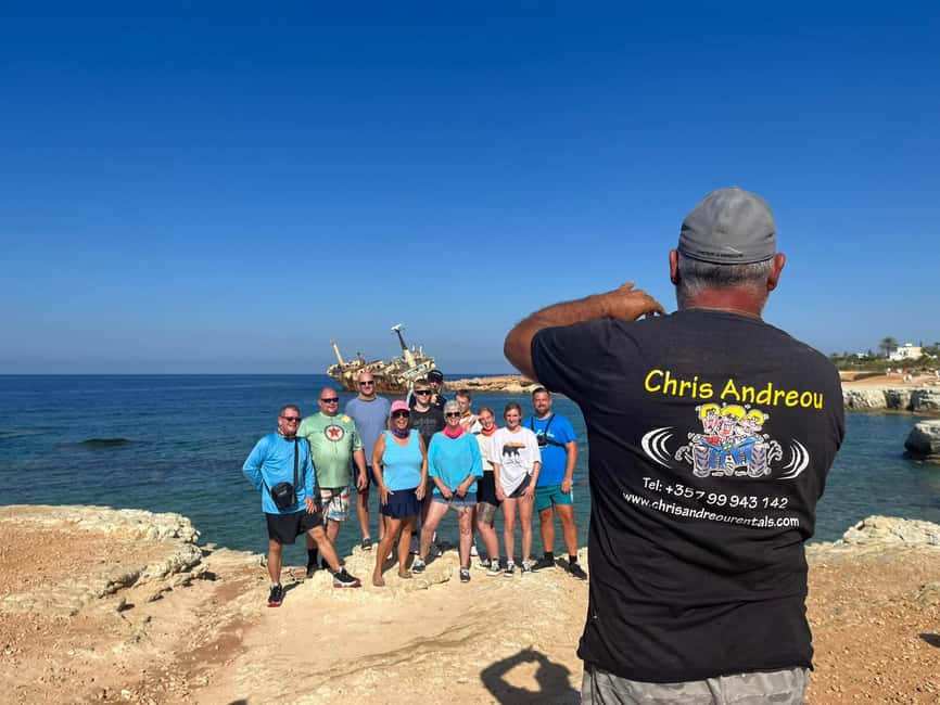 Paphos: Buggy Tour Akamas incl and Adonis Falls - Lara Bay brings the first swim