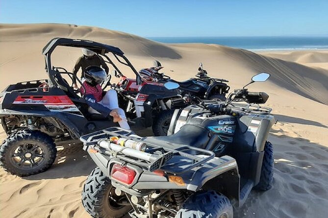 Paradise Valley & Desert Dunes with Camel Ride and quad bike - Quad biking across the Timlaline dunes
