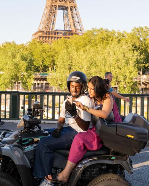 Paris: City Highlights Guided Quad Tour - The Eiffel Tower is the first big photo moment