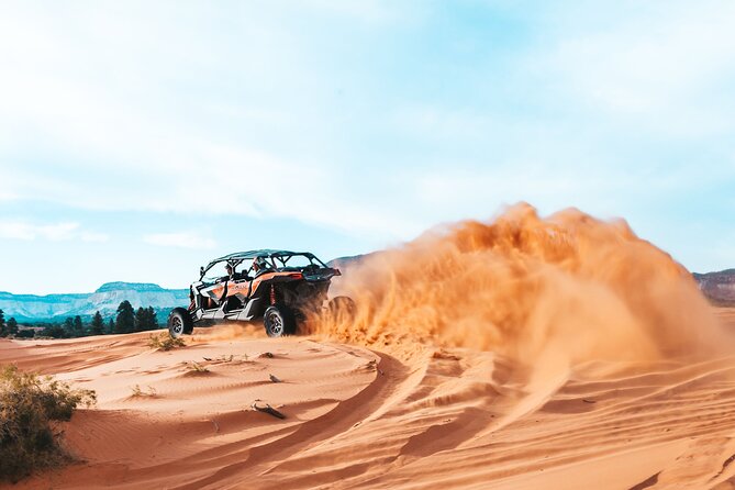 Peekaboo Slot Canyon UTV and Hiking Adventure - The ride from Moqui Cave to red-rock country