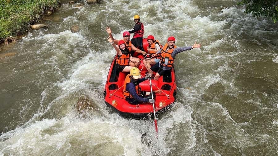Phuket: Bamboo Rafting 5KM + ATV 30MIN with Adv Raft Option - Lunch, guides, and the group experience