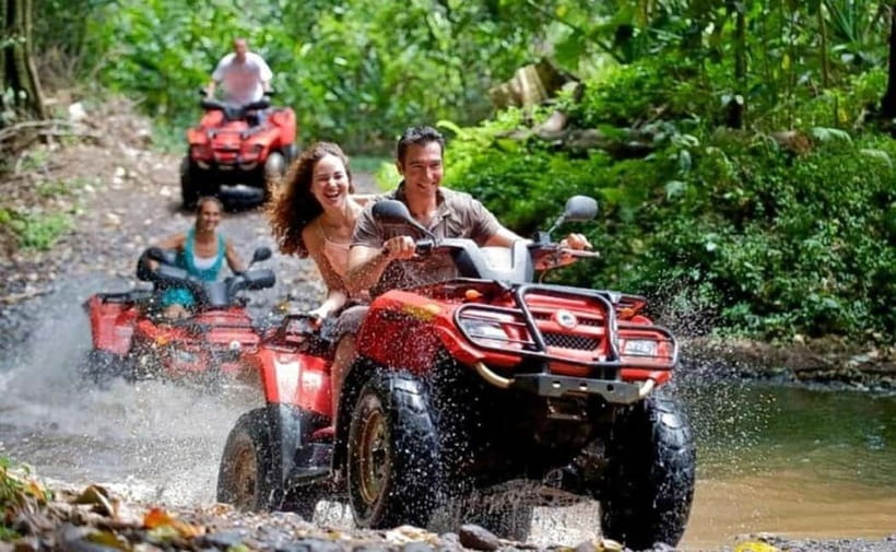 Phuket: Bamboo Rafting & ATV Ride (Optional) - Monkey Cave and the wild-animal warning