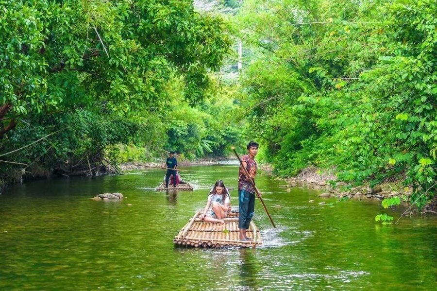 Phuket: Bamboo Rafting, Monkey Cave, and ATV Option - Guide service and group organization