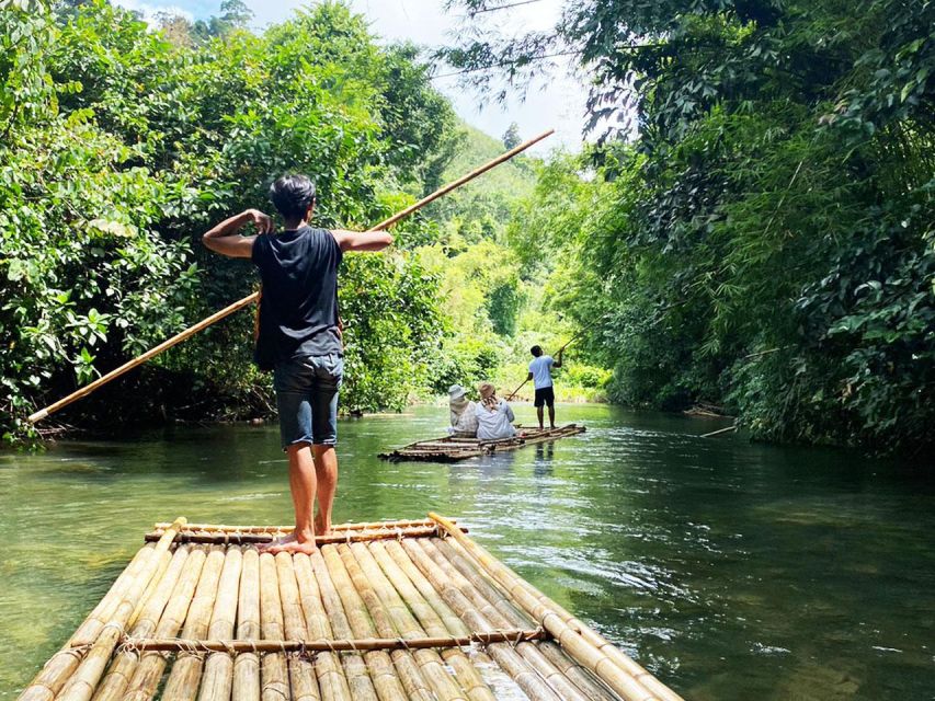 Phuket: Bamboo Rafting, Monkey Cave, and ATV Option - Jungle walking and the waterfall