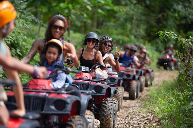 Phuket: Big Buddha Viewpoint ATV Tour and Zipline Adventure - Pickup times and the ride to the mountain