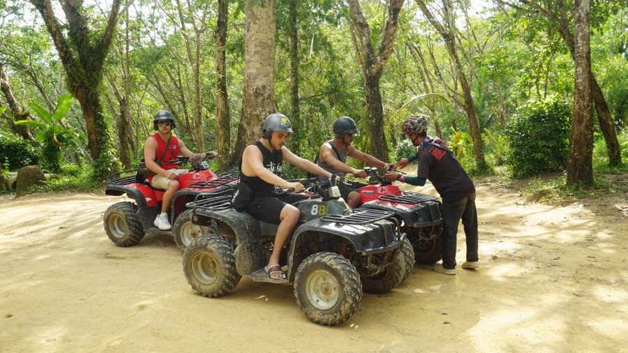 Phuket Paradise Adventure: Zipline, ATV Adventure - The combined 18-point zipline and one-hour ATV package