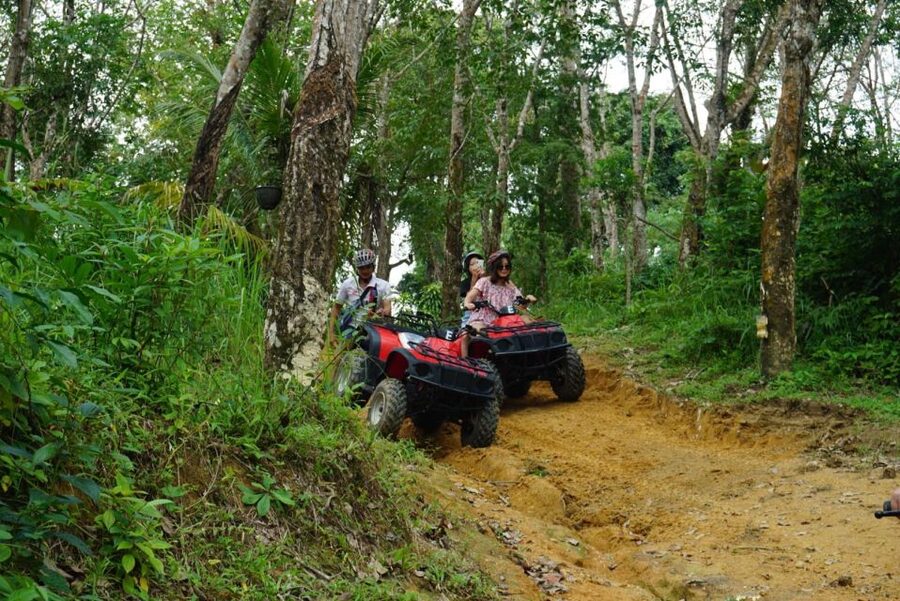 Phuket Paradise Adventure: Zipline, ATV Adventure - The 30-minute transfer from Patong, Kata, or Karon
