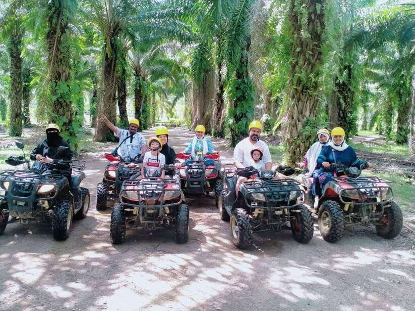 Phuket: Rafting 5KM and ATV Ride 30MIN Adventures - A short zipline, not a full canopy course