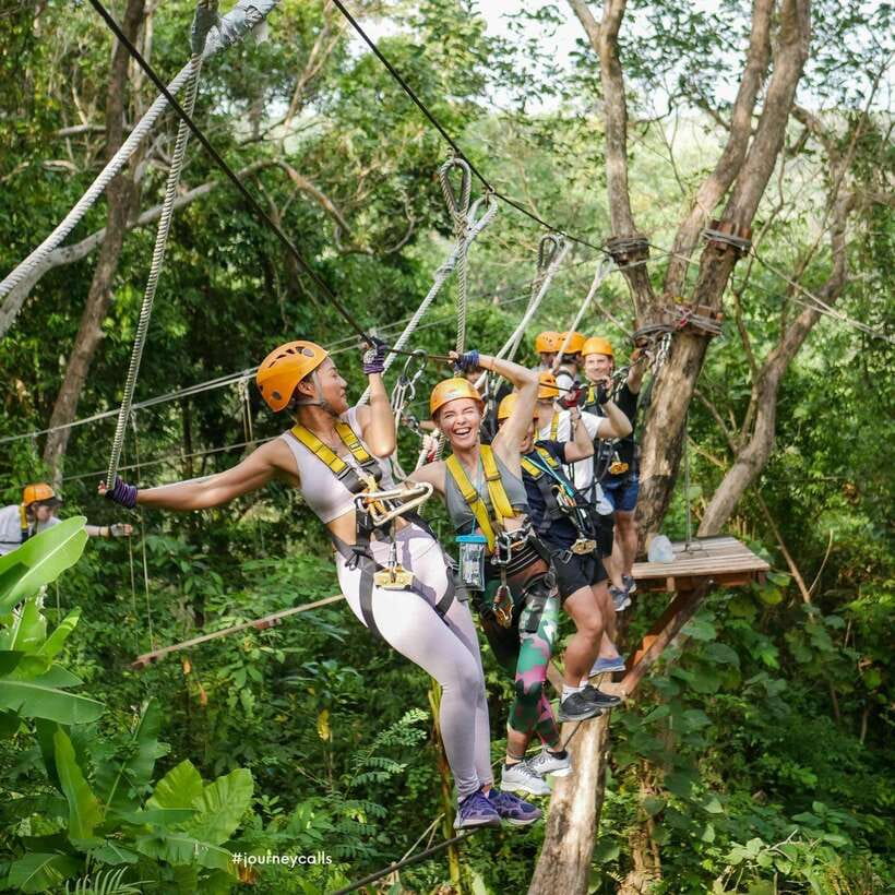 Phuket Ultimate Combo: Jungle ATV & Zipline Adventure - The viewpoint stop and Phuket from above
