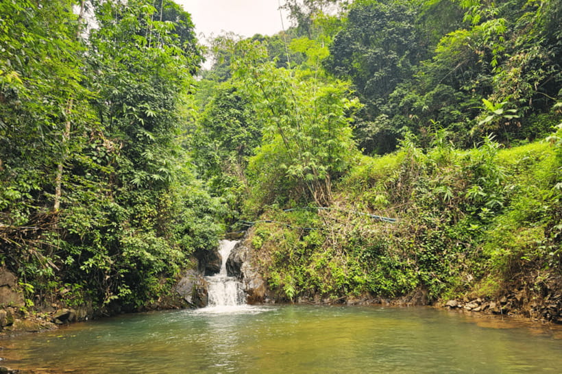 Phuket: White Water Rafting, ATV, and Zipline Adventure - The waterfall stop and lunch break