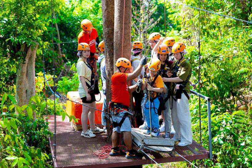 Phuket: Zipline Flying Higher than a Hawk with ATV Option - The guides are part of the value