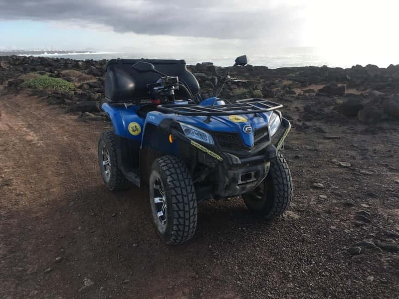 Playa Blanca: Guided Quad Bike Tour - The first section: simple roads and automatic controls